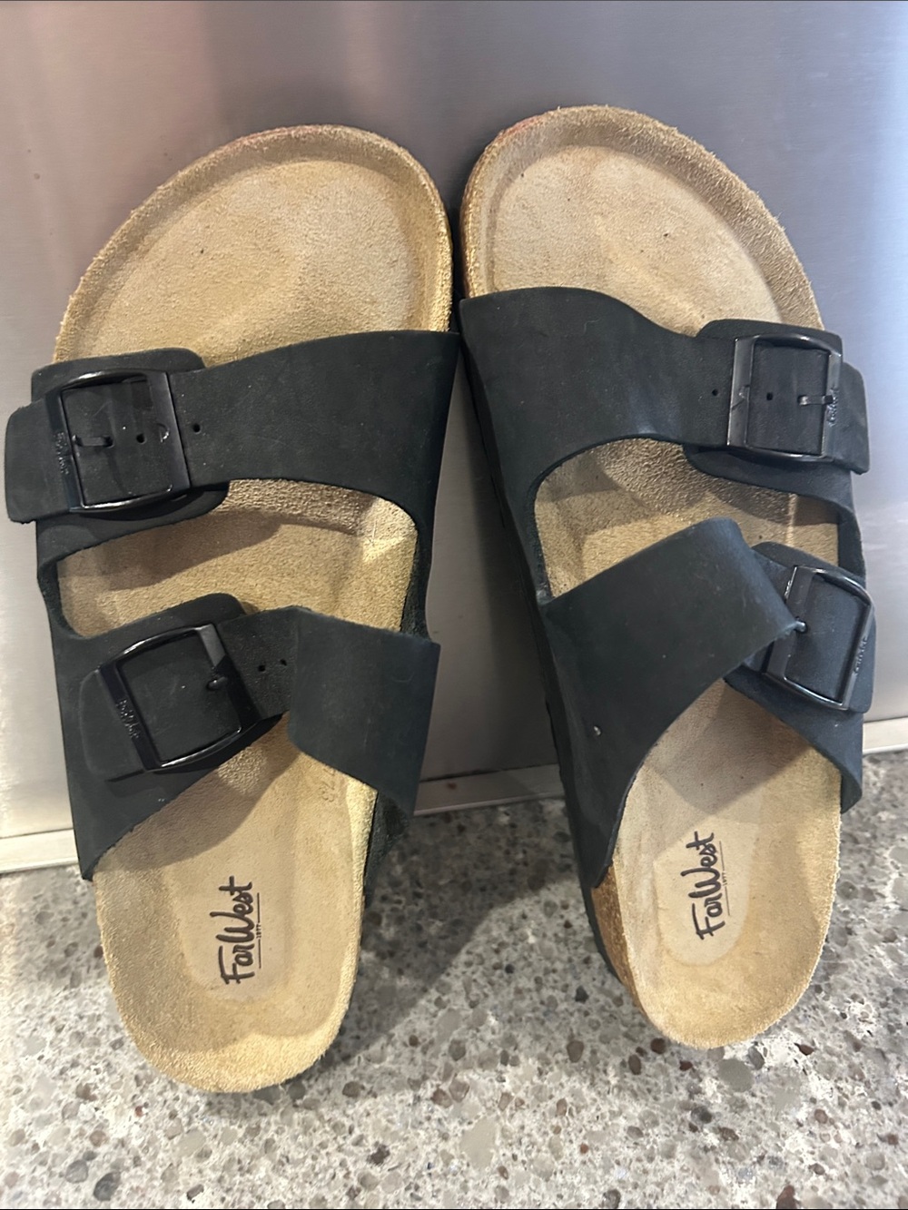 FarWest Men's Tofino Leather Sandals